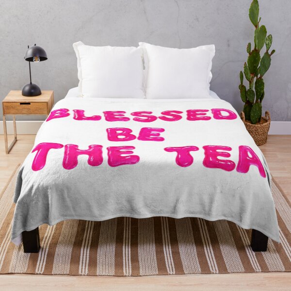 Item preview, ☕ BLESSED BE THE TEA ☕- HOT PINK BUBBLE VERSION designed and sold by WheelieGdArt.