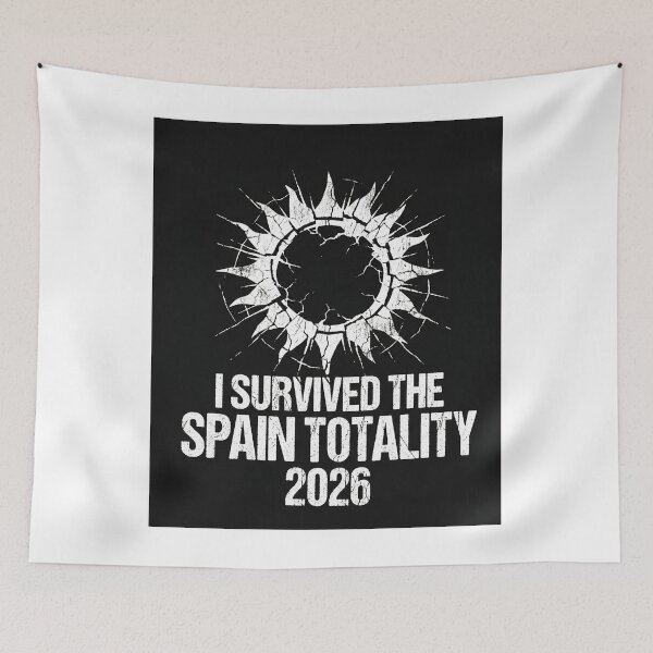 Item preview, Survived The Spain Totality 2026 designed and sold by Mr-AShop.