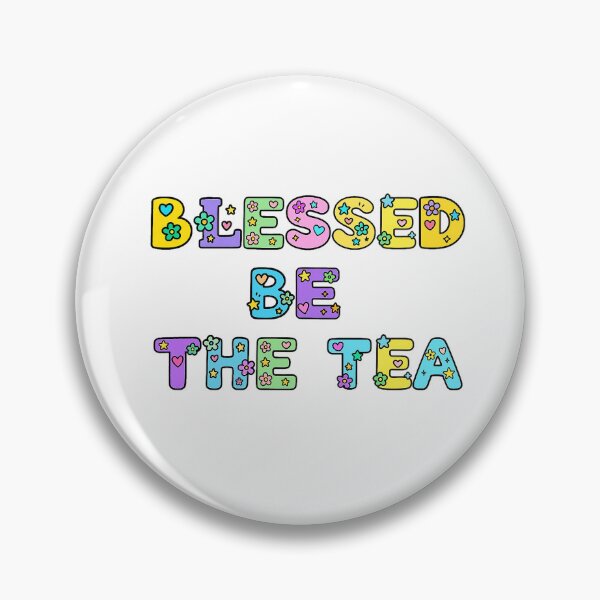 Item preview, ☕ BLESSED BE THE TEA ☕- KAWAII PASTEL VERSION designed and sold by WheelieGdArt.