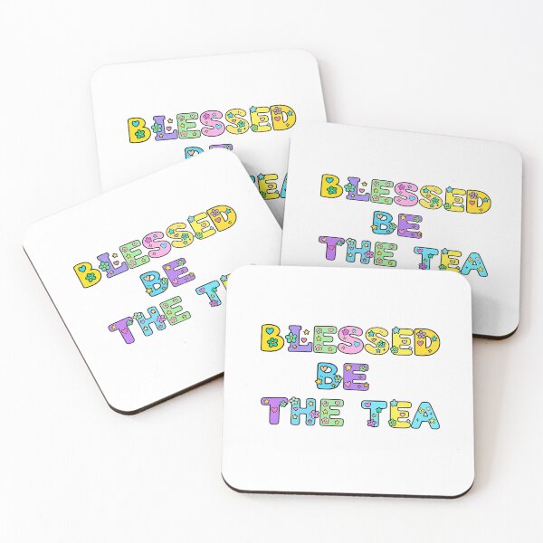 Item preview, ☕ BLESSED BE THE TEA ☕- KAWAII PASTEL VERSION designed and sold by WheelieGdArt.