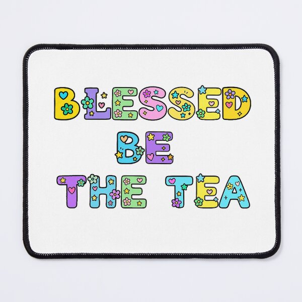 Item preview, ☕ BLESSED BE THE TEA ☕- KAWAII PASTEL VERSION designed and sold by WheelieGdArt.