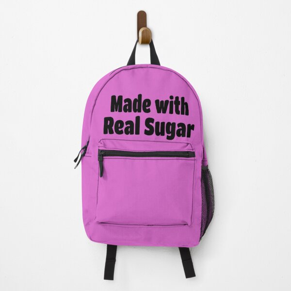 Item preview, Made with Real Sugar (Black Text) designed and sold by Flirty Merch.