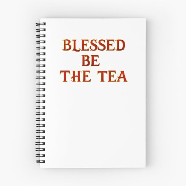 Item preview, ☕ BLESSED BE THE TEA ☕- RED & GOLD REGAL VERSION designed and sold by WheelieGdArt.