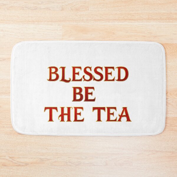 Item preview, ☕ BLESSED BE THE TEA ☕- RED & GOLD REGAL VERSION designed and sold by WheelieGdArt.
