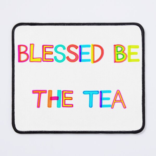 Item preview, ☕ BLESSED BE THE TEA ☕- RETRO NEON VERSION designed and sold by WheelieGdArt.