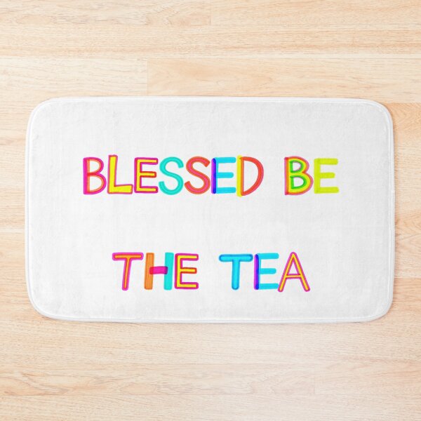 Item preview, ☕ BLESSED BE THE TEA ☕- RETRO NEON VERSION designed and sold by WheelieGdArt.