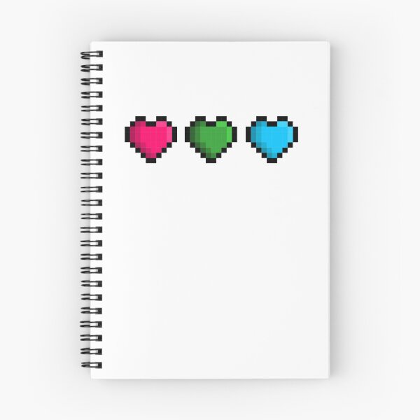 Item preview, Pixel Polysexual Pride Flag Hearts designed and sold by HarveyHandcraftsandDesigns.