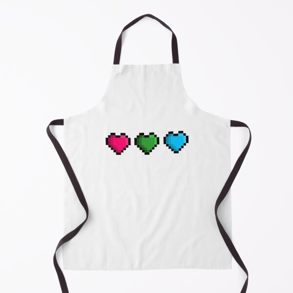 Artikelvorschau, Pixel Polysexual Pride Flag Hearts entworfen und verkauft von HarveyHandcraftsandDesigns.