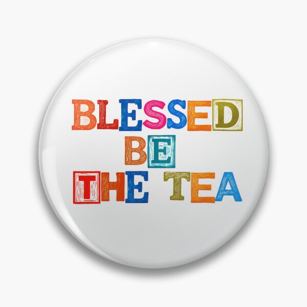 Item preview, ☕ BLESSED BE THE TEA ☕- WOODBLOCK  PRINTMAKER VERSION designed and sold by WheelieGdArt.