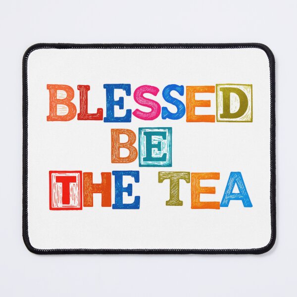 Item preview, ☕ BLESSED BE THE TEA ☕- WOODBLOCK  PRINTMAKER VERSION designed and sold by WheelieGdArt.