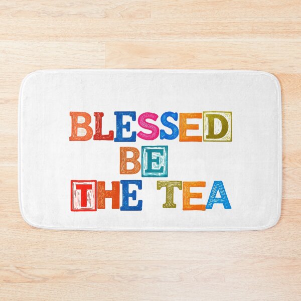 Item preview, ☕ BLESSED BE THE TEA ☕- WOODBLOCK  PRINTMAKER VERSION designed and sold by WheelieGdArt.