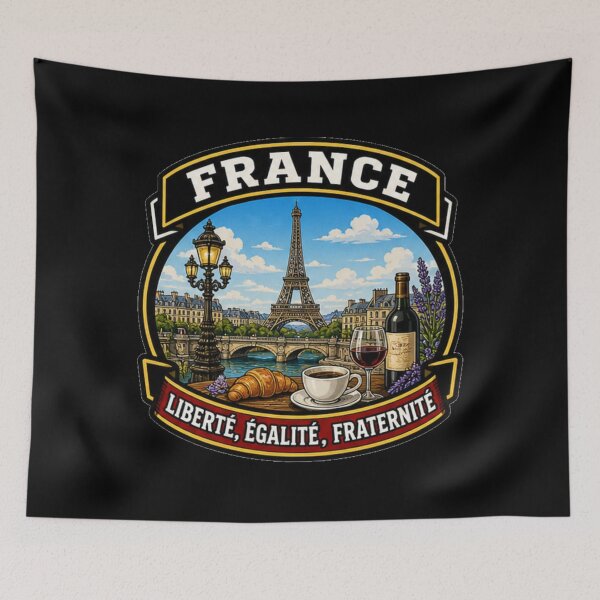 Item preview, France – Heart of Timeless Elegance designed and sold by GnuArt.