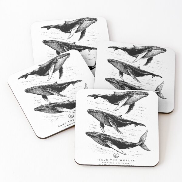 Item preview, Save The Whales PuraEnergia Ocean Conservation T-Shirt designed and sold by Puraenergia Stickers.