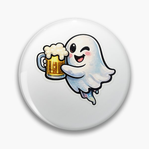 Item preview, Cute Party Ghost Sticker Design designed and sold by SntixySellsArt.