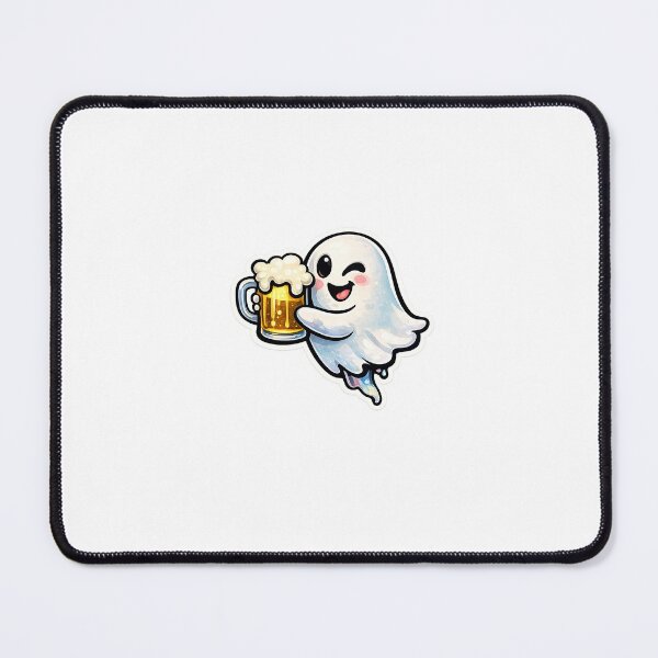 Item preview, Cute Party Ghost Sticker Design designed and sold by SntixySellsArt.