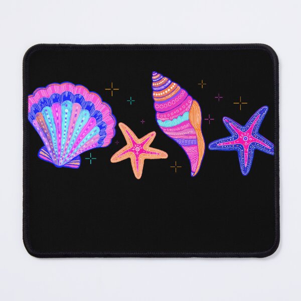 Item preview, Colorful Seashell Aesthetic For Mermaidcore Beachcore Ocean Lovers designed and sold by FreshVibe Prints.