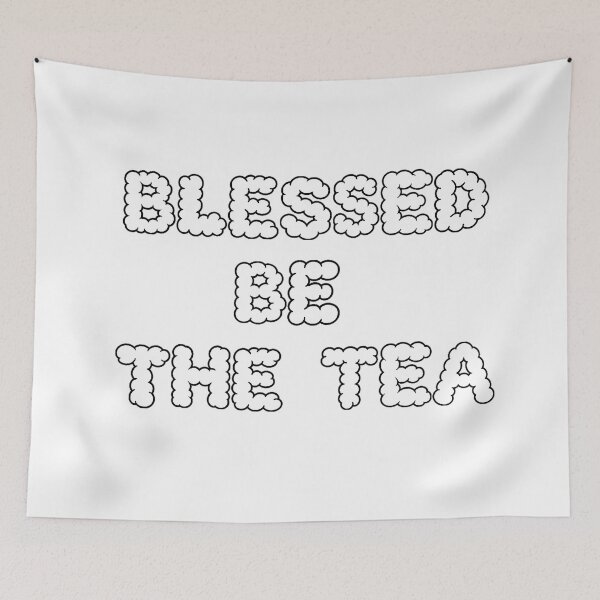 Item preview, ☕ BLESSED BE THE TEA ☕- CLOUD PUFF VERSION designed and sold by WheelieGdArt.