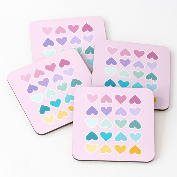 Item preview, hearts, love, rainbow designed and sold by Takolica.