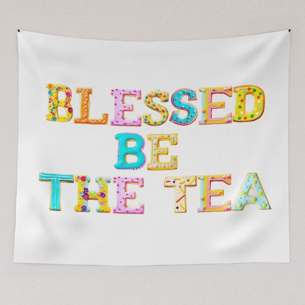 Item preview, ☕ BLESSED BE THE TEA ☕- FROSTED COOKIE VERSION designed and sold by WheelieGdArt.