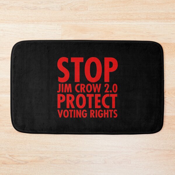 Item preview, Stop Jim Crow 2.0 - Protect Voting Rights (red) designed and sold by Thelittlelord.