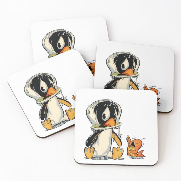 Item preview, Vintage Cartoon Penguin Illustration Funny Comic Character for Kids & Retro Lovers designed and sold by RickE.