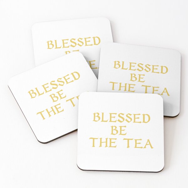 Item preview, ☕ BLESSED BE THE TEA ☕- GILDED GOTHIC VERSION designed and sold by WheelieGdArt.