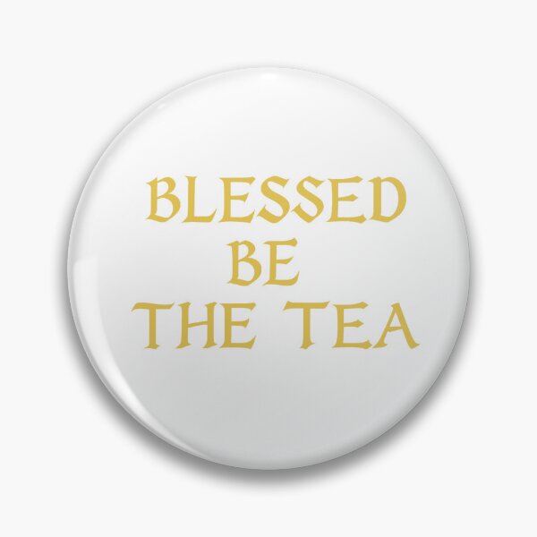 Item preview, ☕ BLESSED BE THE TEA ☕- GILDED GOTHIC VERSION designed and sold by WheelieGdArt.