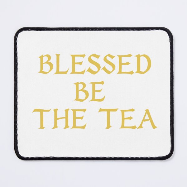 Item preview, ☕ BLESSED BE THE TEA ☕- GILDED GOTHIC VERSION designed and sold by WheelieGdArt.