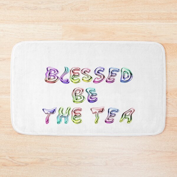 Item preview, ☕ BLESSED BE THE TEA ☕- LIQUID CHROME POP VERSION designed and sold by WheelieGdArt.