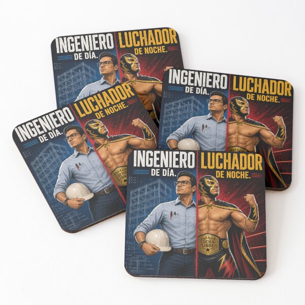 Item preview, Ingeniero de día. Luchador de noche designed and sold by color4all.