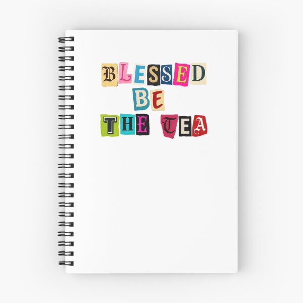Item preview, ☕ BLESSED BE THE TEA ☕- RANSOM NOTE VERSION designed and sold by WheelieGdArt.