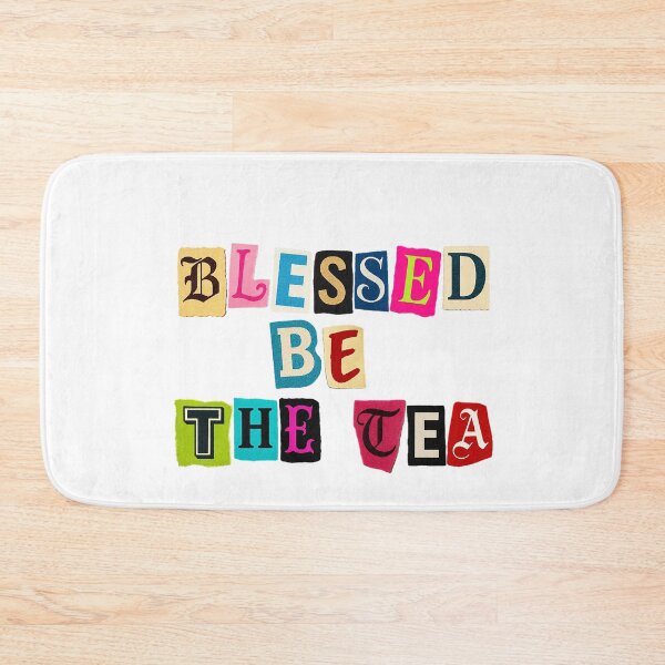 Item preview, ☕ BLESSED BE THE TEA ☕- RANSOM NOTE VERSION designed and sold by WheelieGdArt.