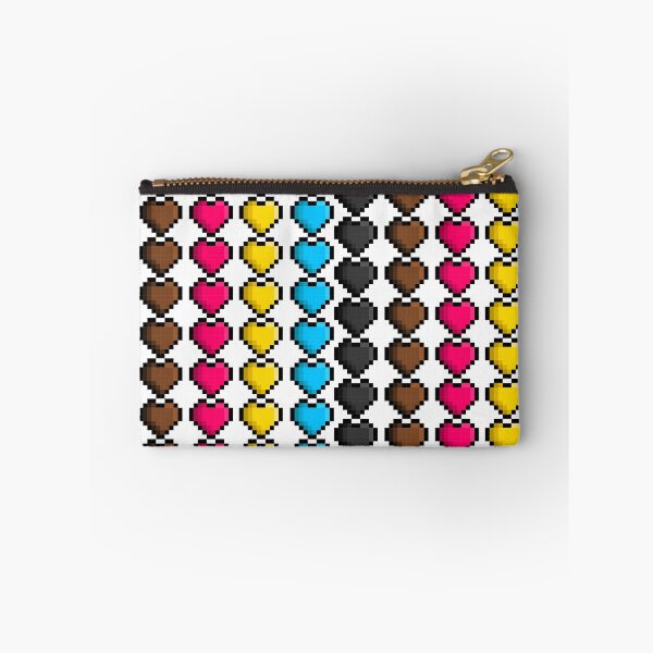 Item preview, Pixel Polygender Pride Flag Hearts designed and sold by HarveyHandcraftsandDesigns.