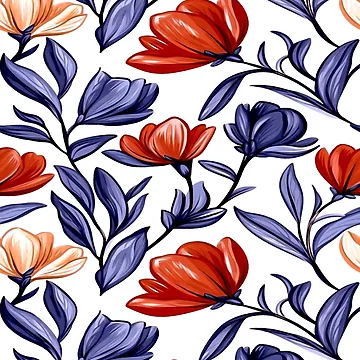 Artwork thumbnail, Abstract Flower Pattern by ViaARTfactory
