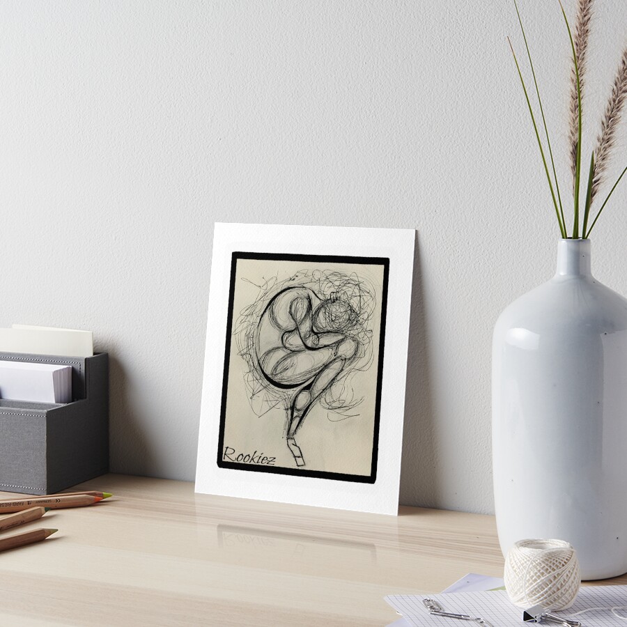 Item preview, Art Board Print designed and sold by Rookiez.