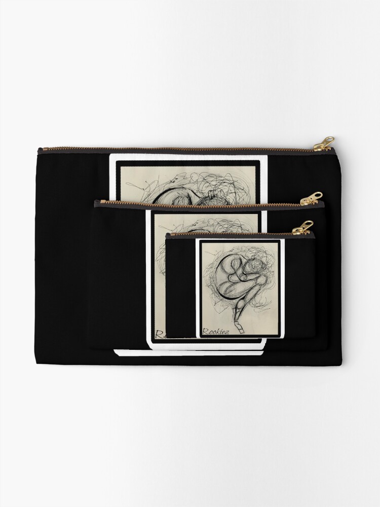 Thumbnail 2 of 4, Zipper Pouch, Wisp designed and sold by Rookiez.