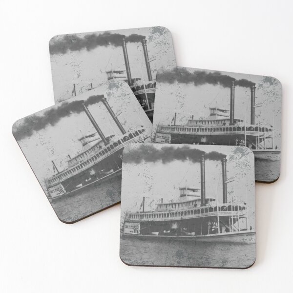 Item preview, James T. Staples Riverboat Worn Out Photograph designed and sold by GhostlyWorld.