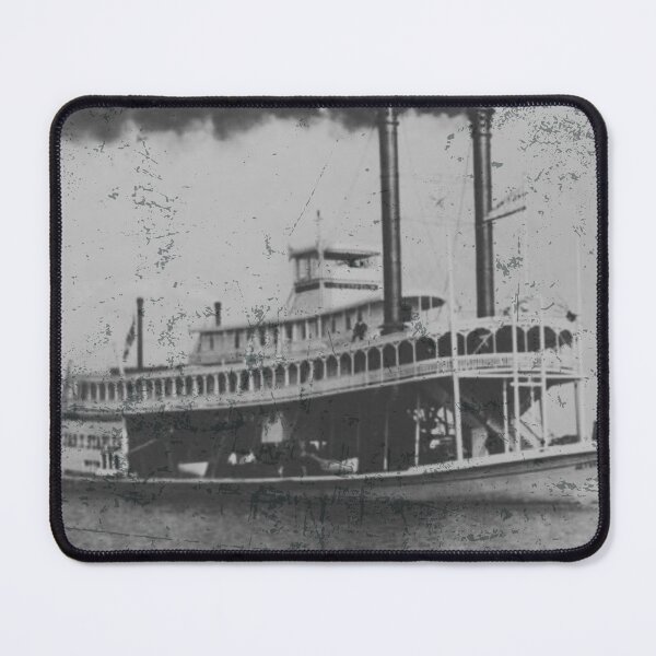 Item preview, James T. Staples Riverboat Worn Out Photograph designed and sold by GhostlyWorld.