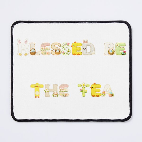 Item preview, ☕ BLESSED BE THE TEA ☕- SPRING BUNNY VERSION designed and sold by WheelieGdArt.
