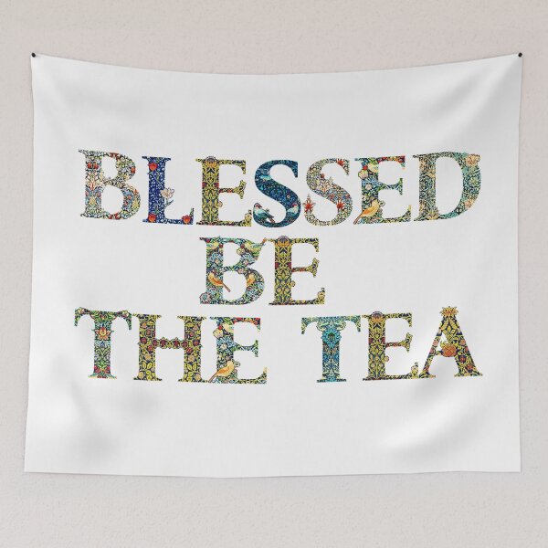 Item preview, ☕ BLESSED BE THE TEA ☕- TAPESTRY MANOR VERSION designed and sold by WheelieGdArt.