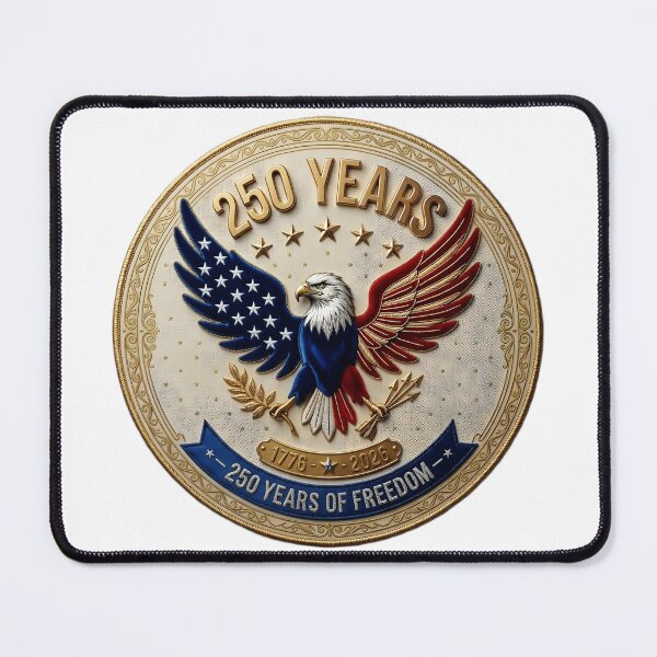 Item preview, 250th Anniversary USA Patriotic 250 Years American 4th July designed and sold by gear-posters.
