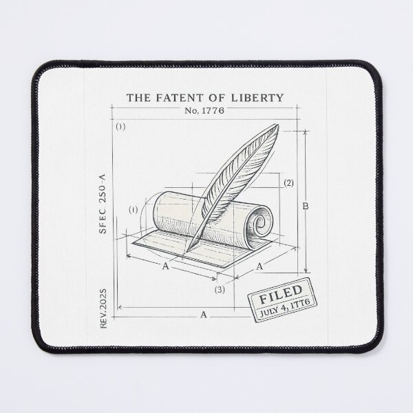 Item preview, 1776 Patent Of Liberty Declaration Blueprint designed and sold by chattsuede.
