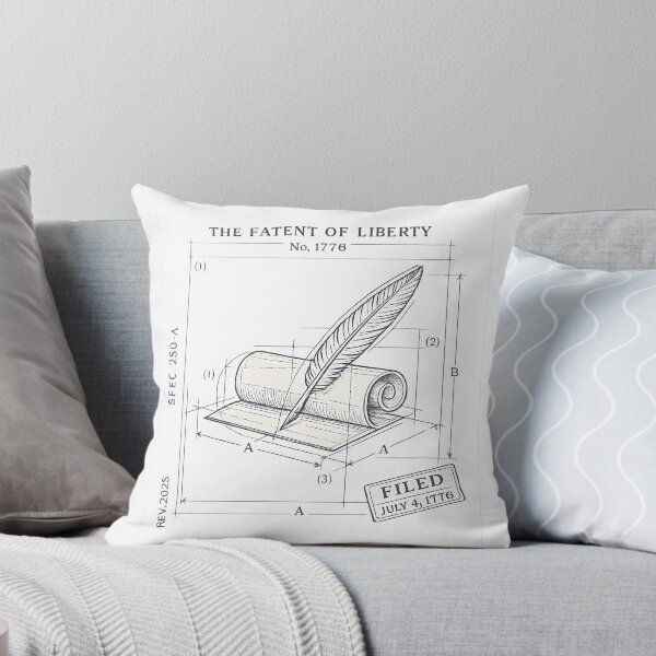Item preview, 1776 Patent Of Liberty Declaration Blueprint designed and sold by chattsuede.
