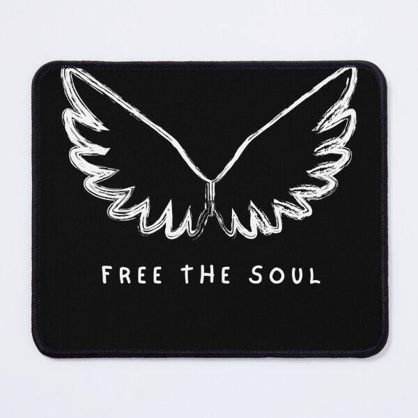 Item preview, Free The Soul Minimalist Wings Aesthetic Design designed and sold by Lynn Creates.