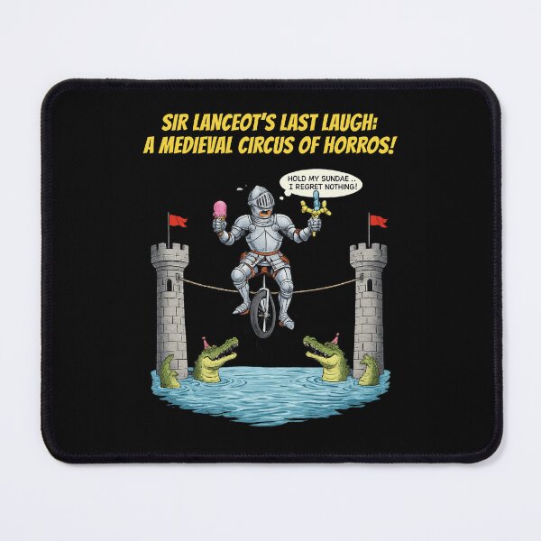 Item preview, Sir Lanceot’s Last Laugh - Funny Medieval Knight Unicycle designed and sold by Cree8if.