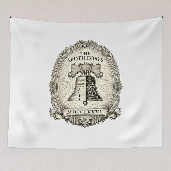 Item preview, Liberty Bell Steampunk 1776 Vintage Engraving designed and sold by chattsuede.