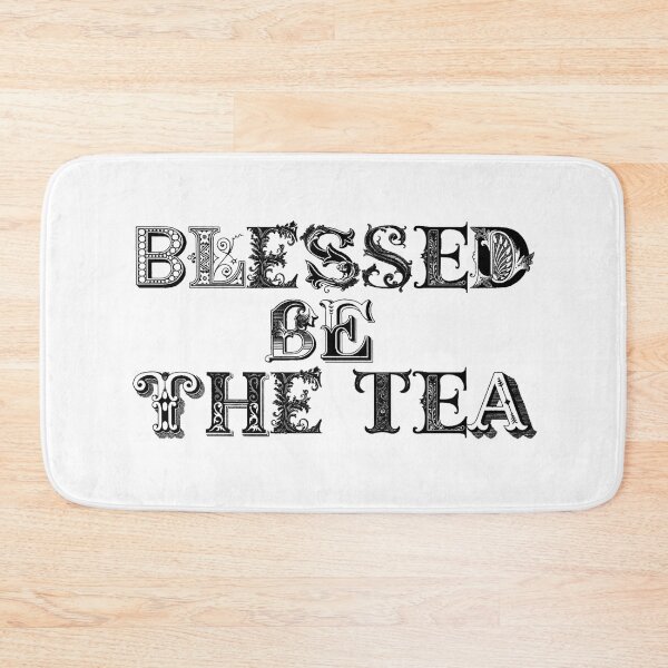 Item preview, ☕ BLESSED BE THE TEA ☕- MIDNIGHT BAROQUE VERSION designed and sold by WheelieGdArt.