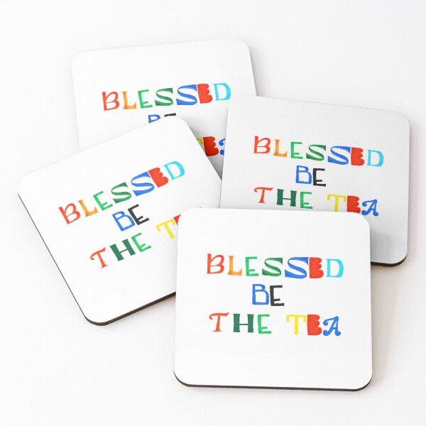 Item preview, ☕ BLESSED BE THE TEA ☕- POP PRIMARY VERSION designed and sold by WheelieGdArt.