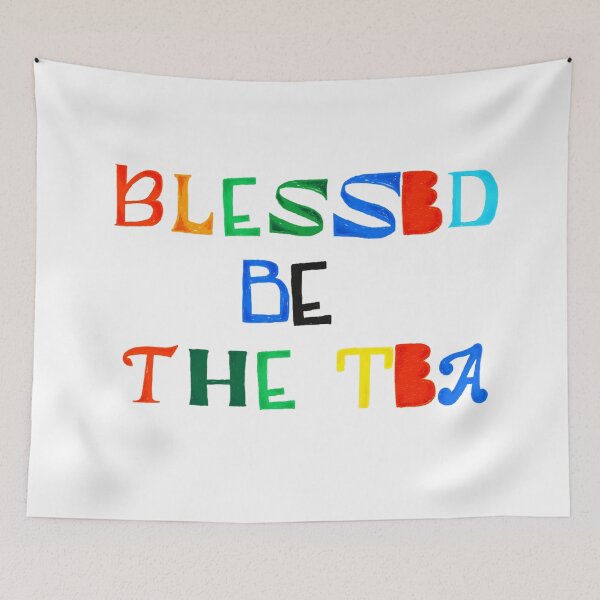 Item preview, ☕ BLESSED BE THE TEA ☕- POP PRIMARY VERSION designed and sold by WheelieGdArt.
