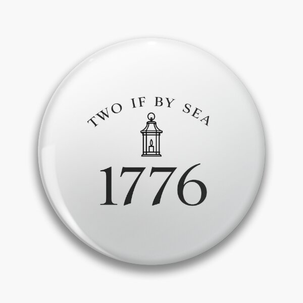 Artikelvorschau, Zwei Laternen, wenn sie auf See 1776 von Paul Revere entworfen und verkauft von chattsuede.
